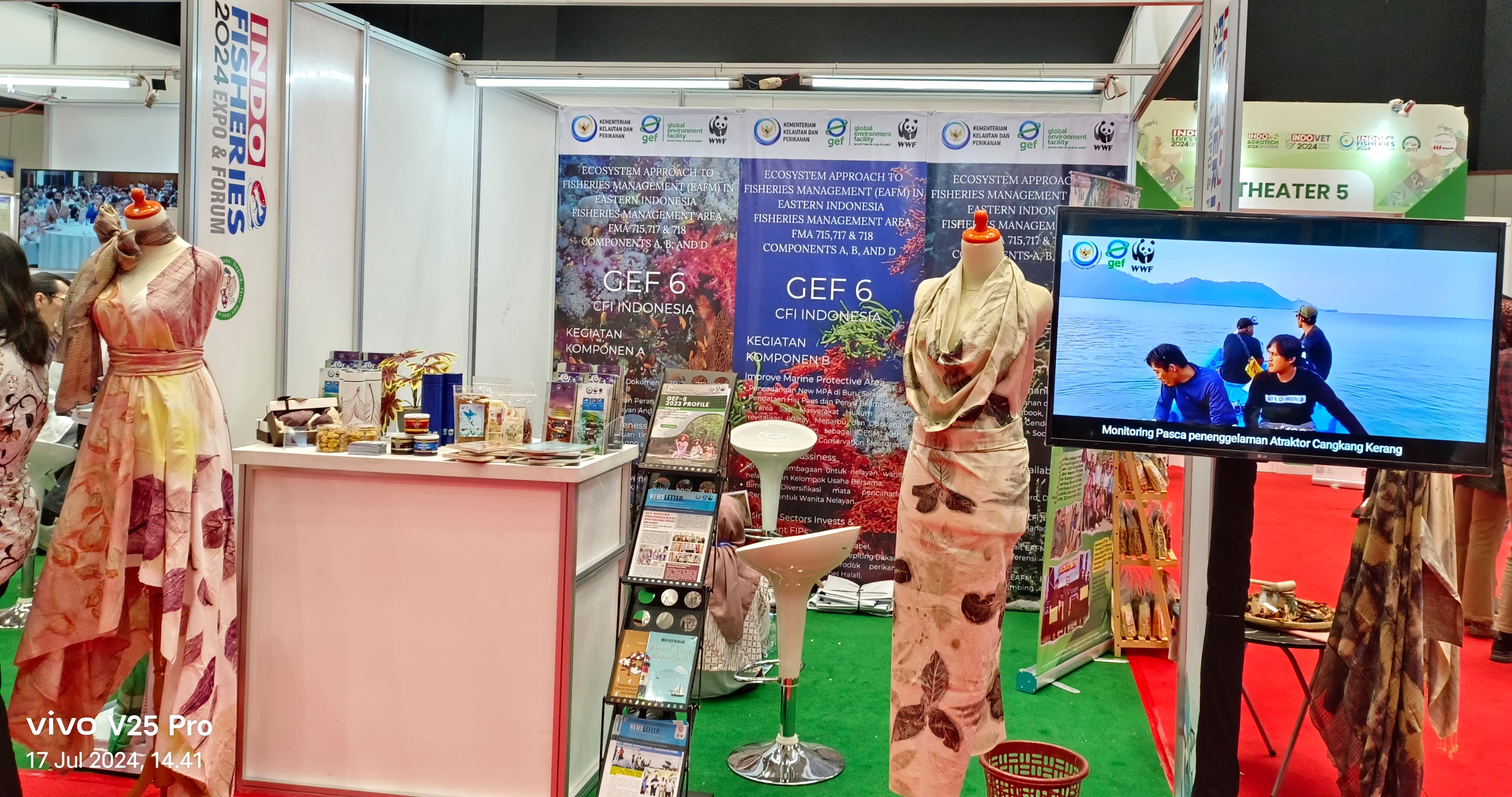 GEF 6 CFI Indonesia participated in the 17th Indo Livestock and Indo Feed, 14th Indo Fisheries, 15th Indo Dairy, 3rd Indo Agrotech, and 4th Indo Vet international exhibitions and forums for 3 days 17-19 July 2024 at JCC-Senayan.